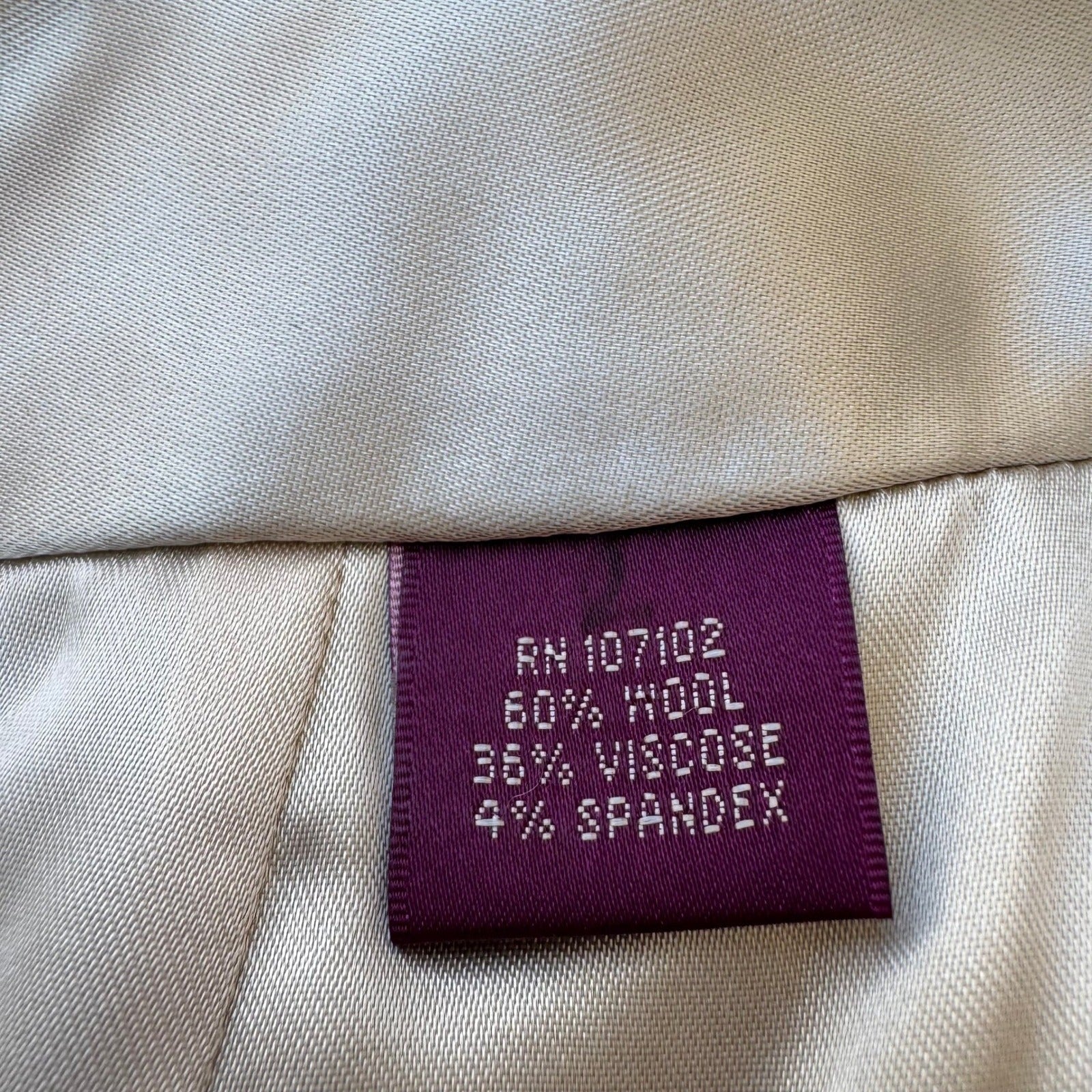 Filippa Y2K Minimalist Preppy Tailored Wool Blend Speckled Tweed Skirt Grey 2