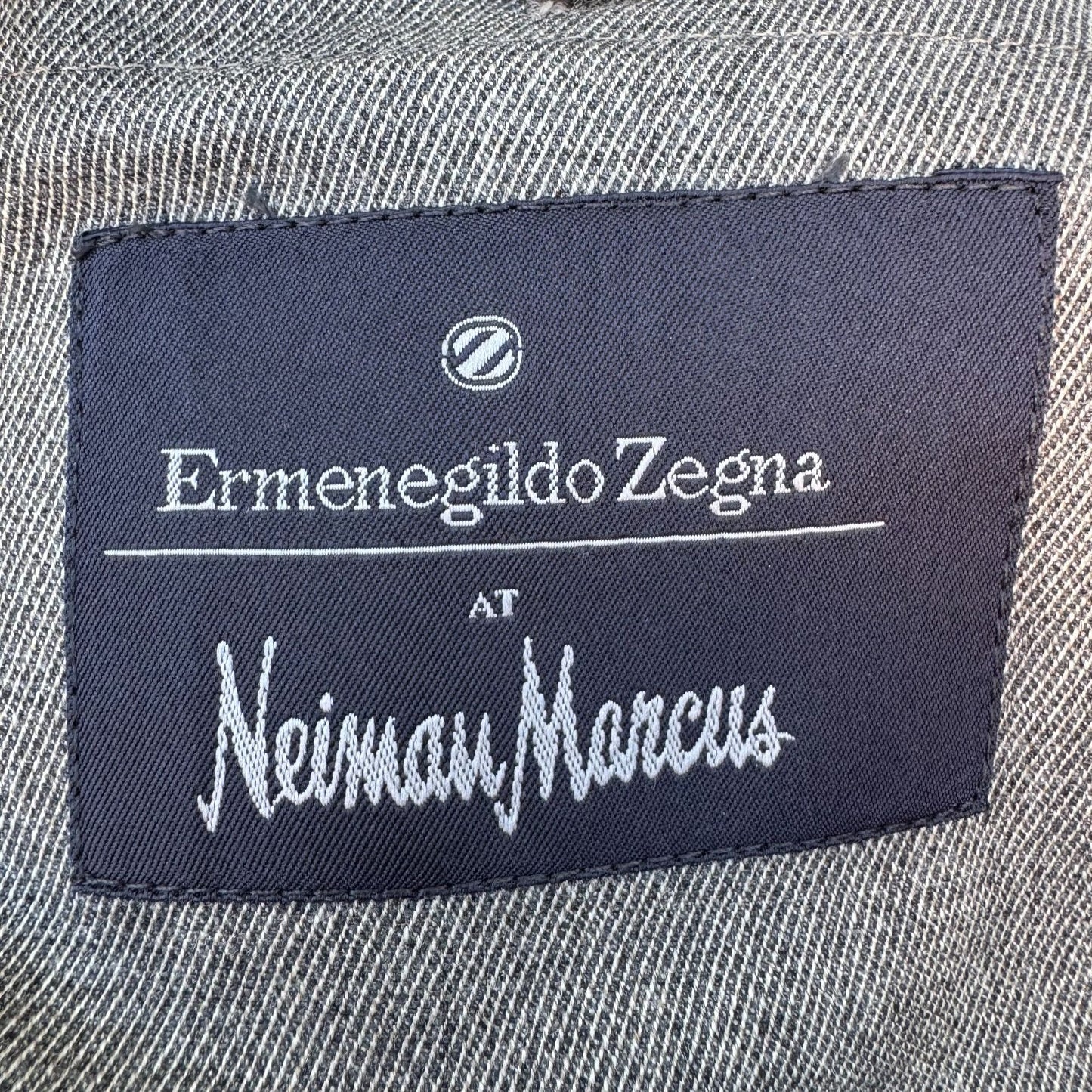 Ermenegildo Zegna For Neiman Marcus Mens Gray Suit 2-Piece Wool Blend Italy 56IT