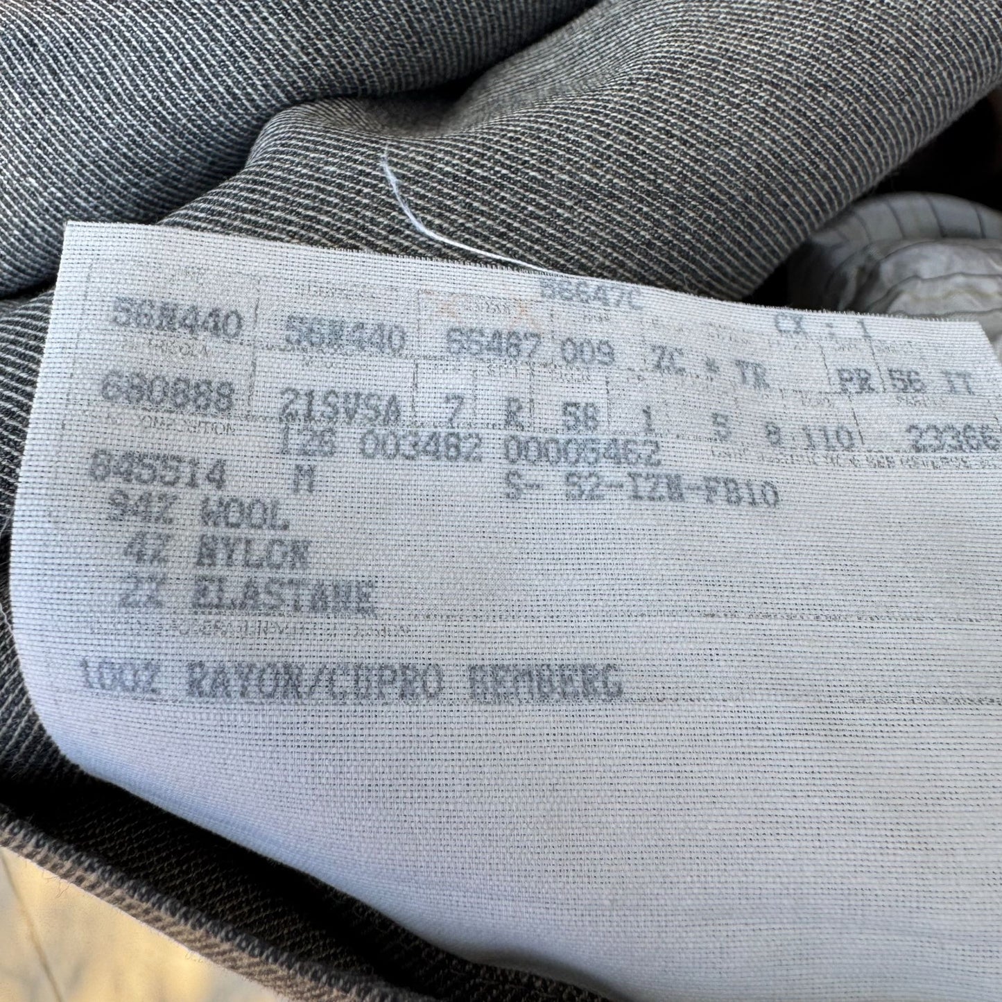 Ermenegildo Zegna For Neiman Marcus Mens Gray Suit 2-Piece Wool Blend Italy 56IT