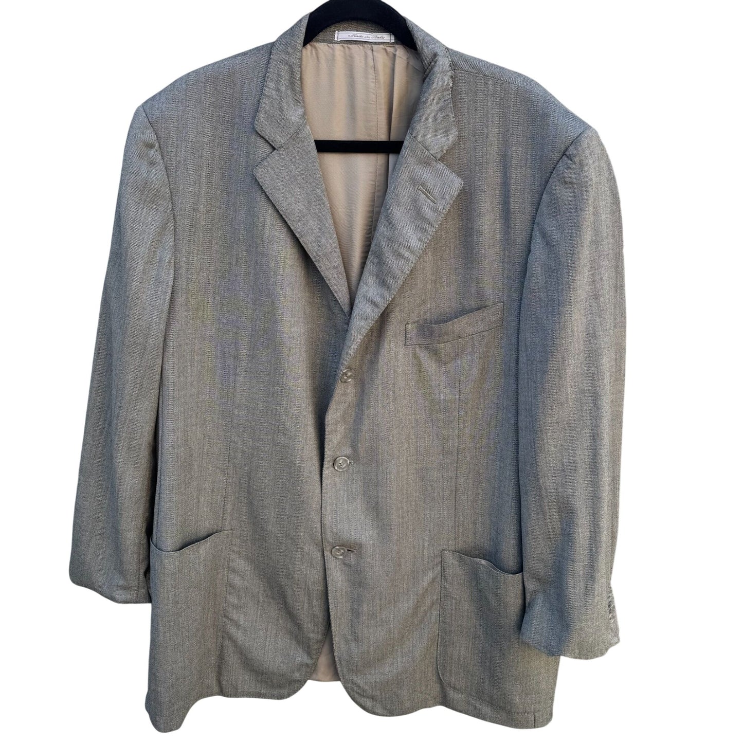 Ermenegildo Zegna For Neiman Marcus Mens Gray Suit 2-Piece Wool Blend Italy 56IT