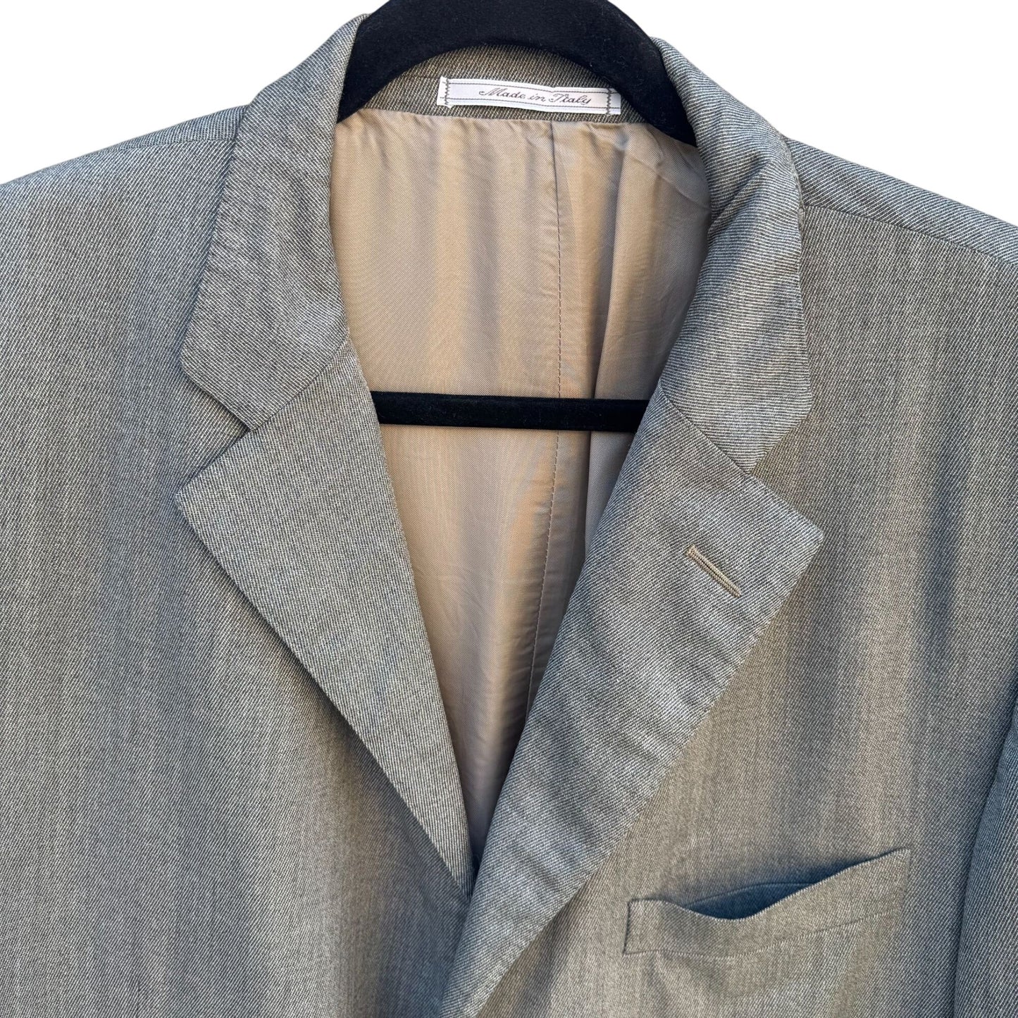 Ermenegildo Zegna For Neiman Marcus Mens Gray Suit 2-Piece Wool Blend Italy 56IT