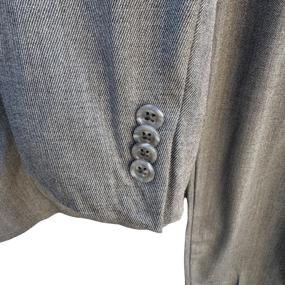 Ermenegildo Zegna For Neiman Marcus Mens Gray Suit 2-Piece Wool Blend Italy 56IT