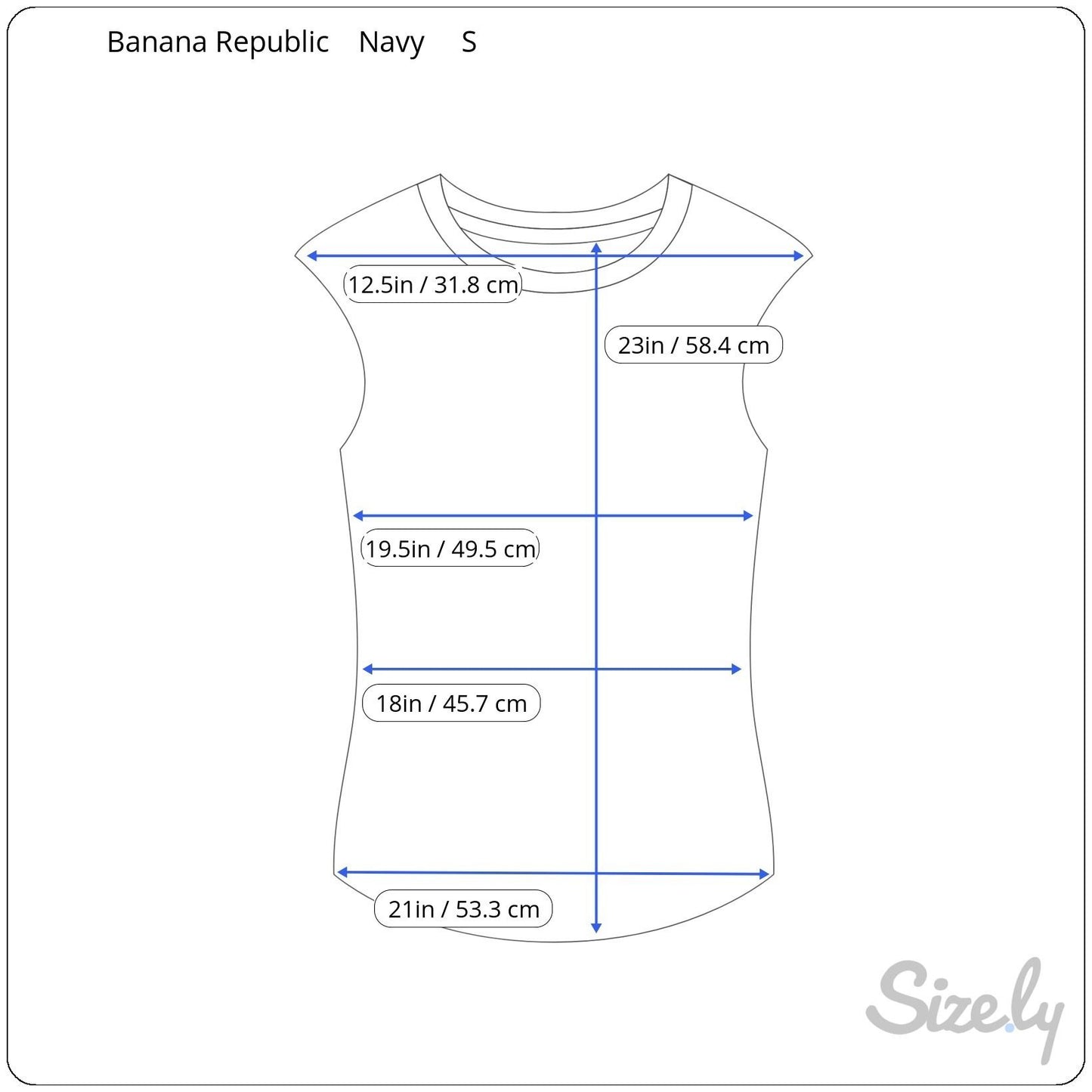 Banana Republic Womens Navy Sleeveless Lace Crochet Fringe Overlay Blouse Top S