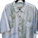 Switch Tommy Bahama Vintage Silk Mens Tropical Leaf Print Athleisure Button-Up Shirt L 2 image