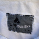 Switch Lizwear Vintage 80s White Cotton Cropped Short Sleeve Utility Button Down Shirt 2 image