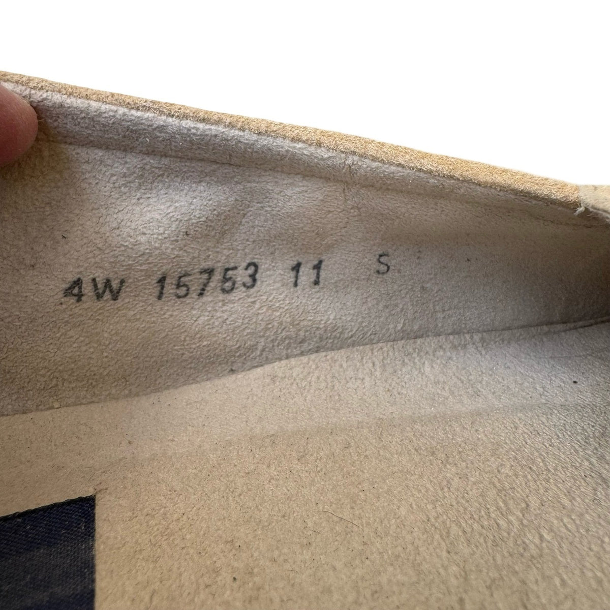 Stuart Weitzman Vintage Suede Almond Toe Luxury Minimalist Loafers Tan Womens 11