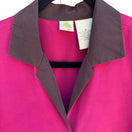 Switch Islander Pink Resort Camp Collar Button Up Blouse 3/4 Sleeve Womens M Resortwear 3 image