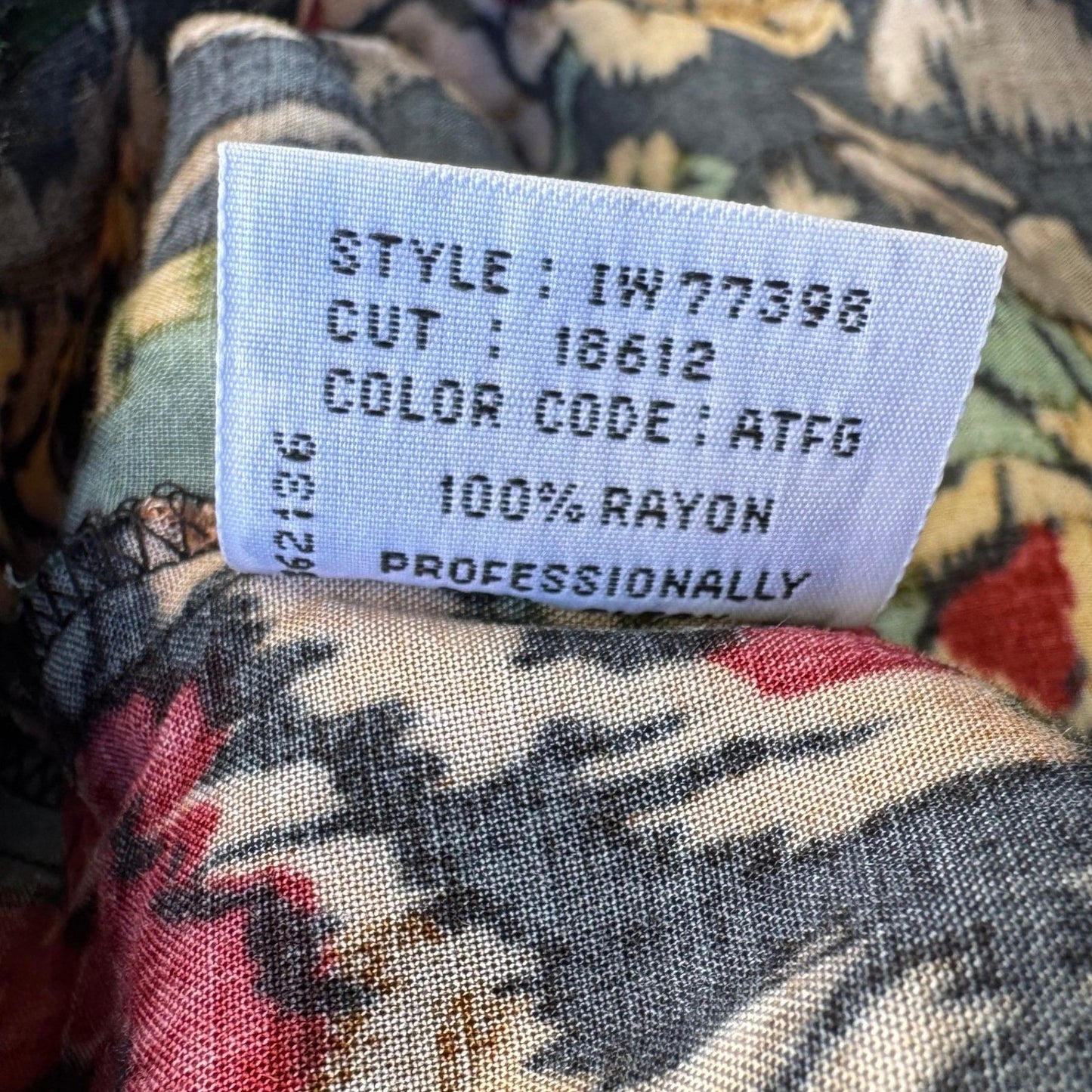 Guess Georges Marciano Vintage 90s Mens Small Floral Button Up Shirt IW77398