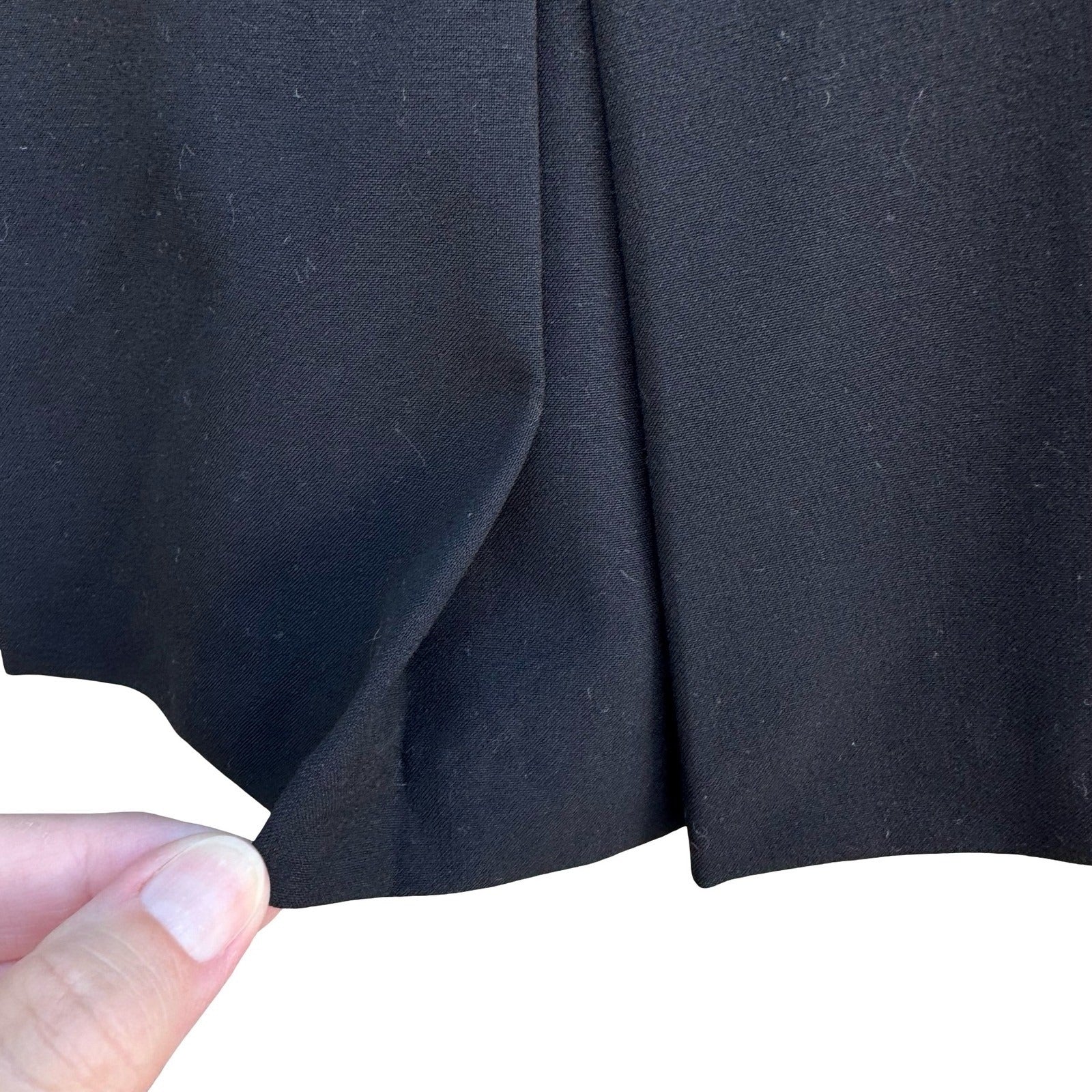 Rewind Y2K Grunge Schoolgirl Mall Goth Pleated Low Rise Micro Mini Skirt Black M