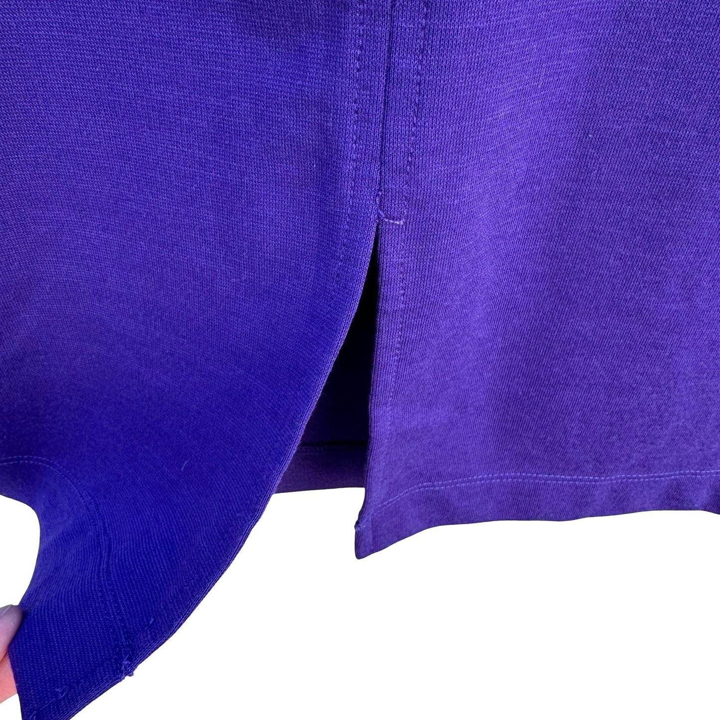 Zara Trafaluc Womens Purple Bodycon Scoop Neck Tank Midi Dress Size S Clubwear