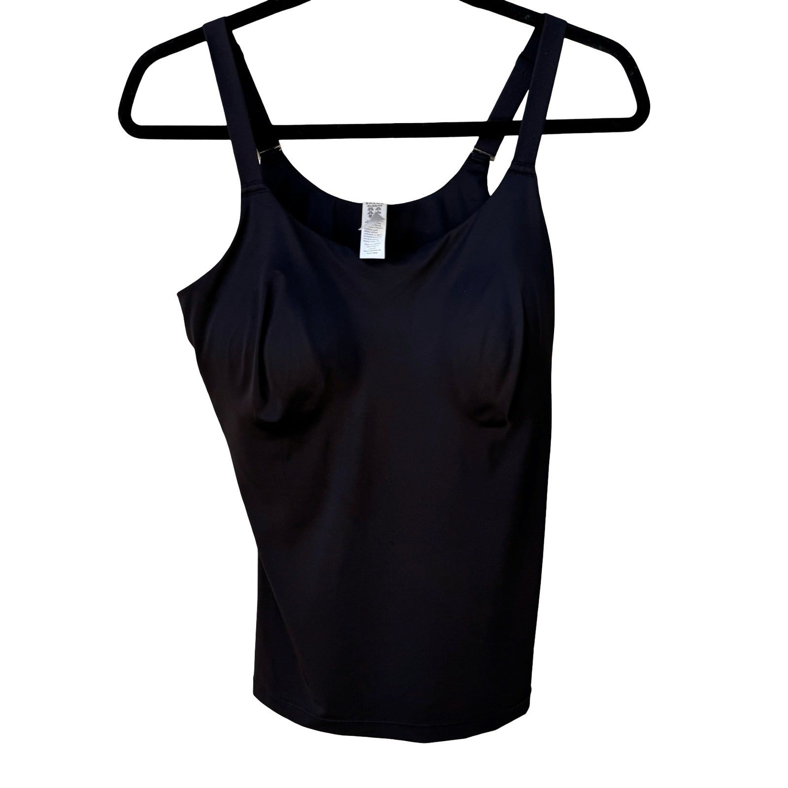 Spanx Thinstincts 2.0 Tank Black Shapewear Camisole Adjustable Straps 30039R XL