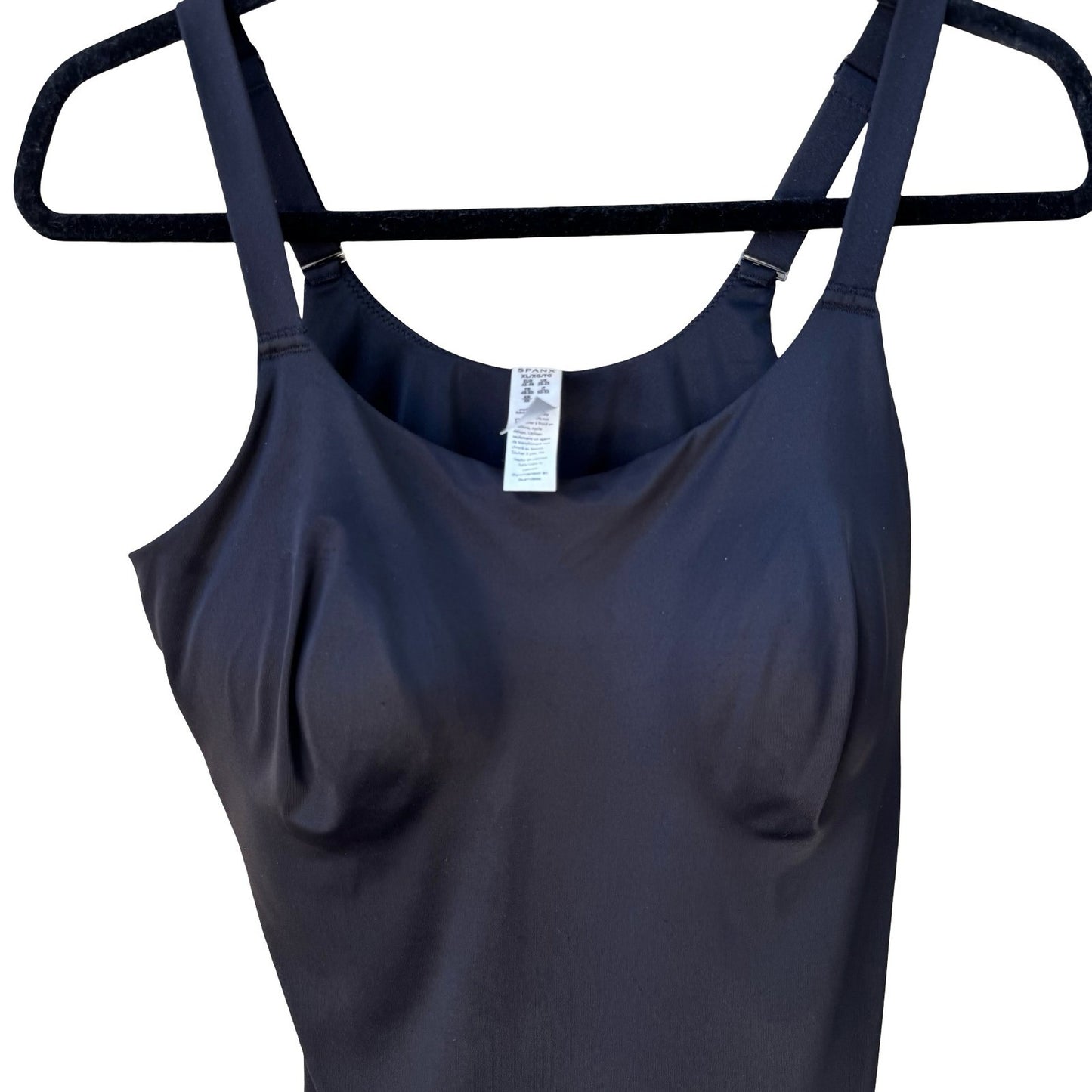 Spanx Thinstincts 2.0 Tank Black Shapewear Camisole Adjustable Straps 30039R XL