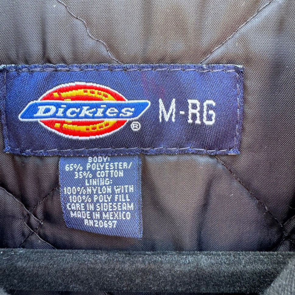 Dickies Eisenhower Insulated Work Jacket Black Mens M Full Zip TJ15 Chore Gorp