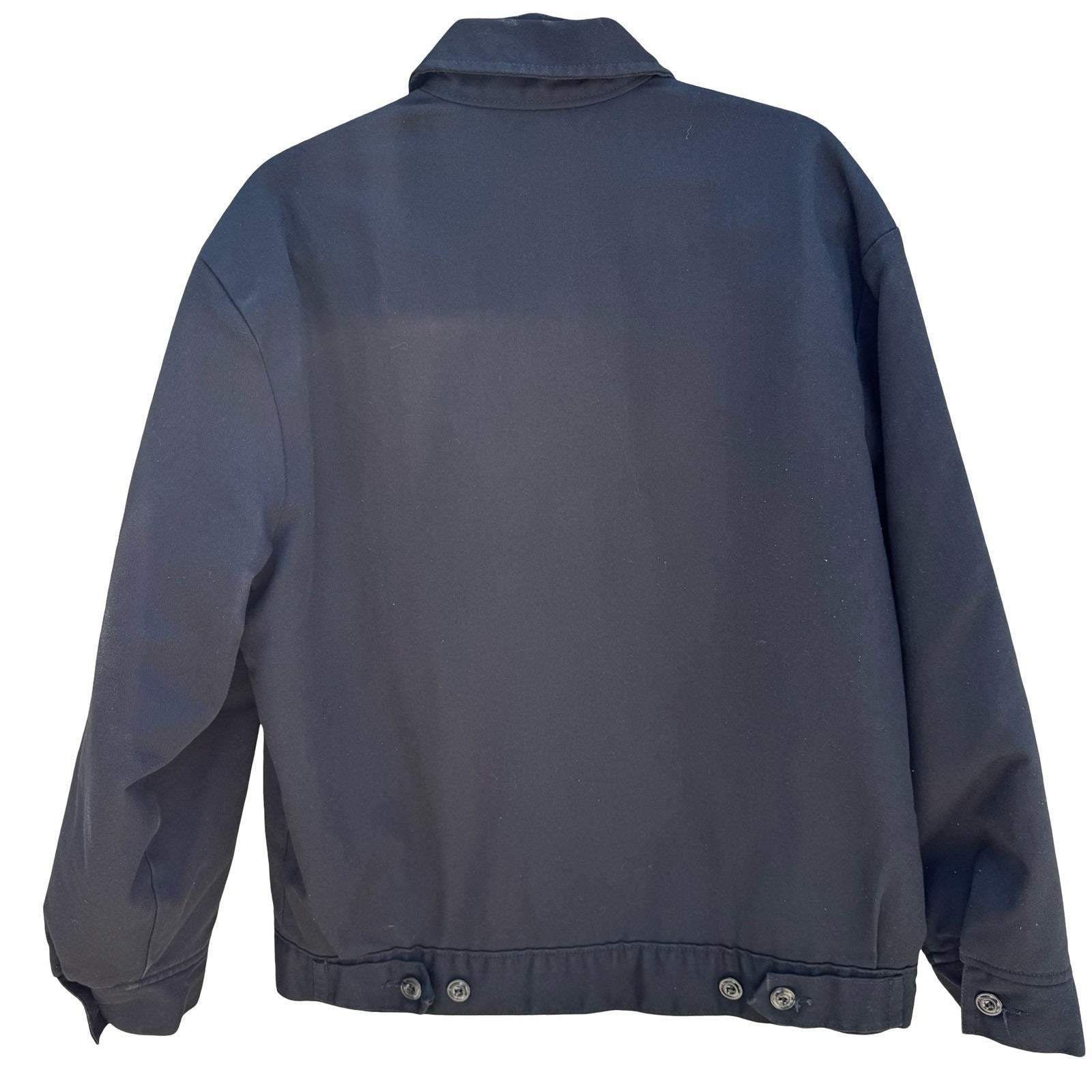 Dickies Eisenhower Insulated Work Jacket Black Mens M Full Zip TJ15 Chore Gorp