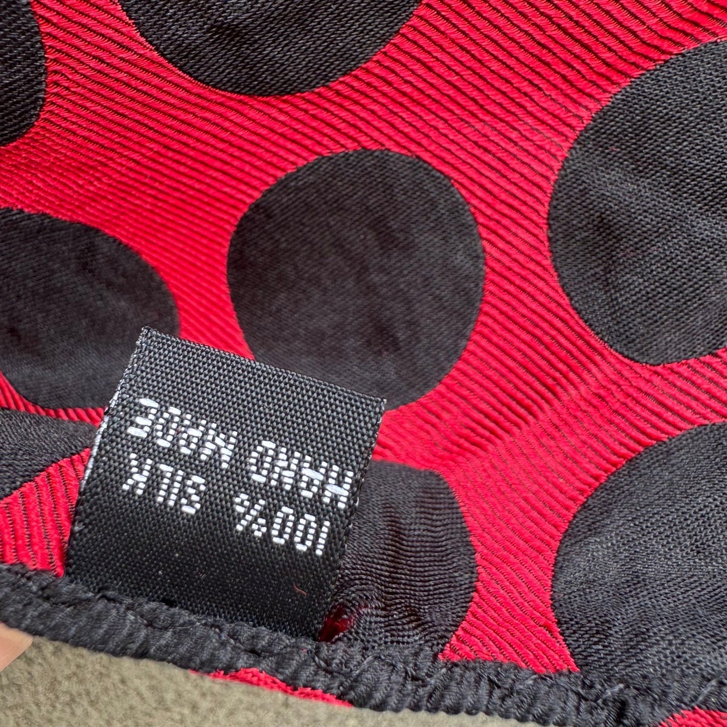 Mens Polka Dot Pocket Square Lot 3 Silk Hand Made Red Brown Black Mazzaloni