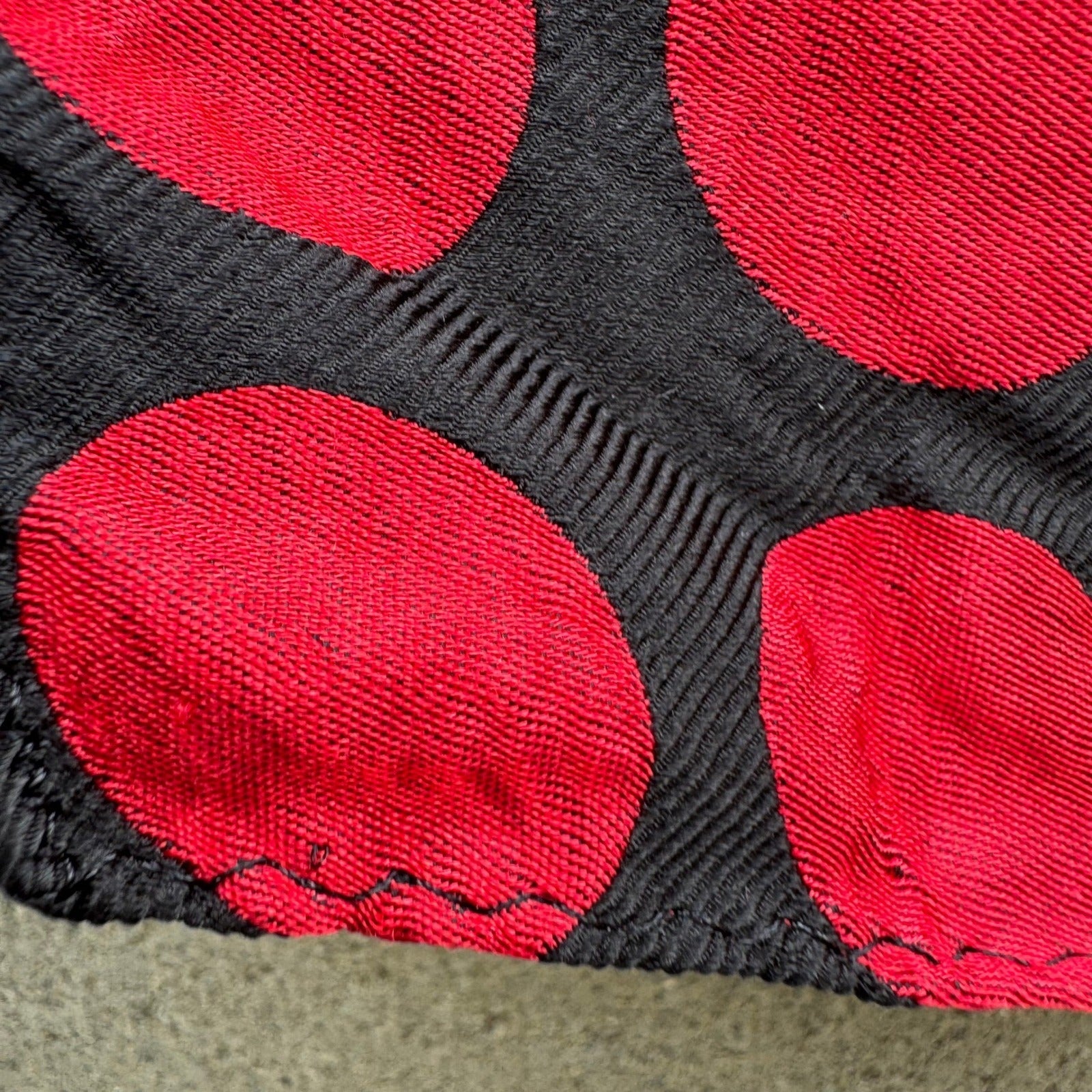 Mens Polka Dot Pocket Square Lot 3 Silk Hand Made Red Brown Black Mazzaloni