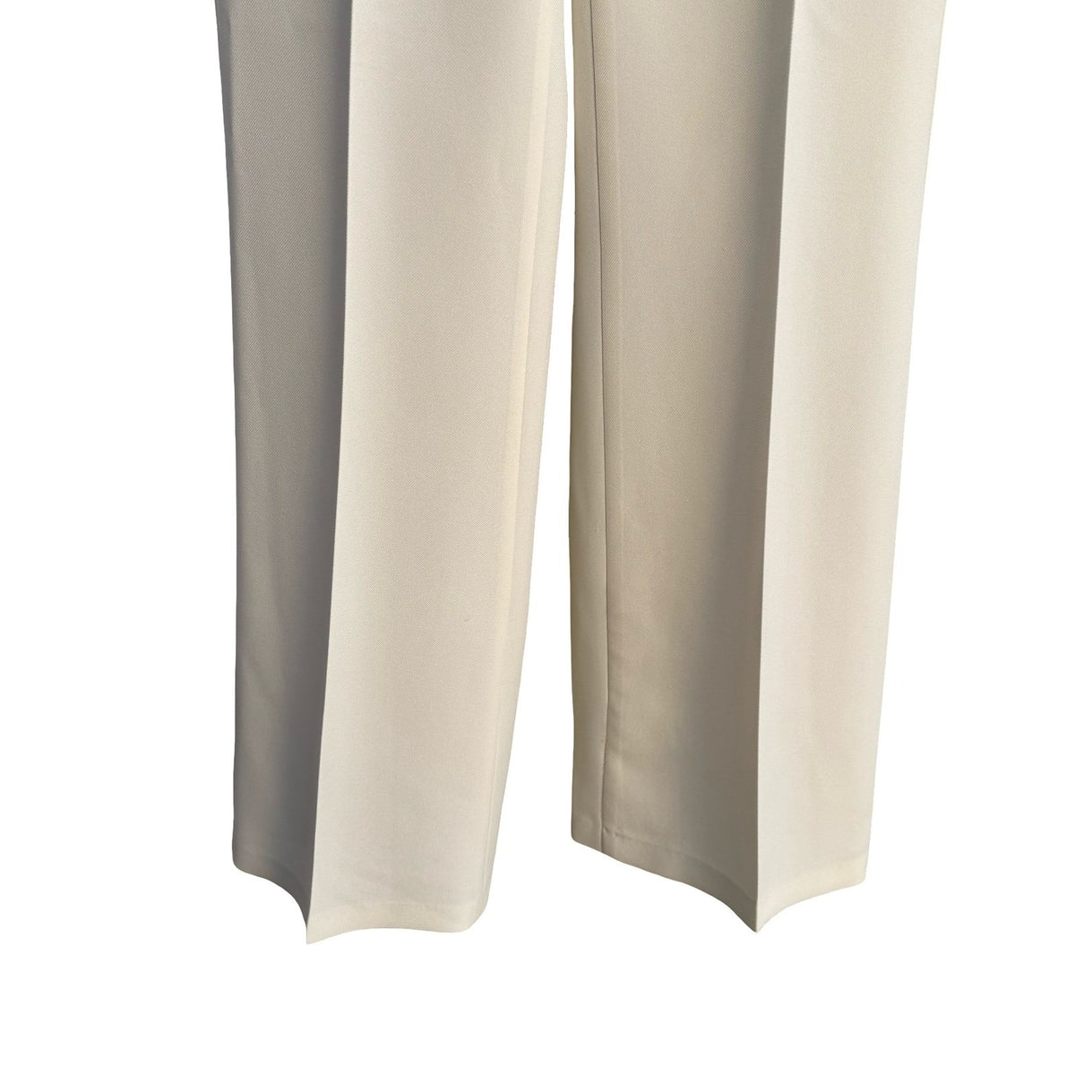 Angels Flight Tobias Kotzin Vintage 70s Cream Pleated Flare Leg Disco Pants 30