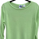 Switch DG2 By Diane Gilman Womens Pastel Green Long Sleeve Lightweight Sweater S 2 image