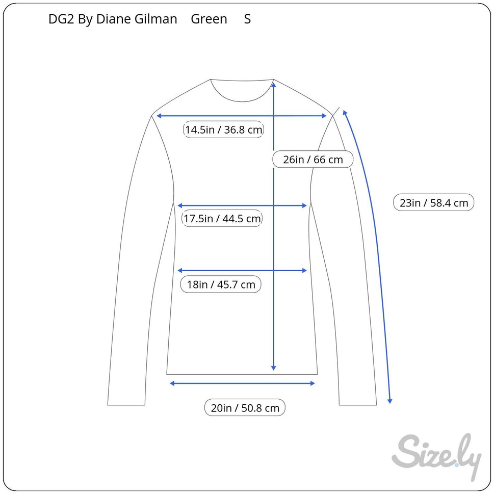 DG2 By Diane Gilman Womens Pastel Green Long Sleeve Lightweight Sweater S