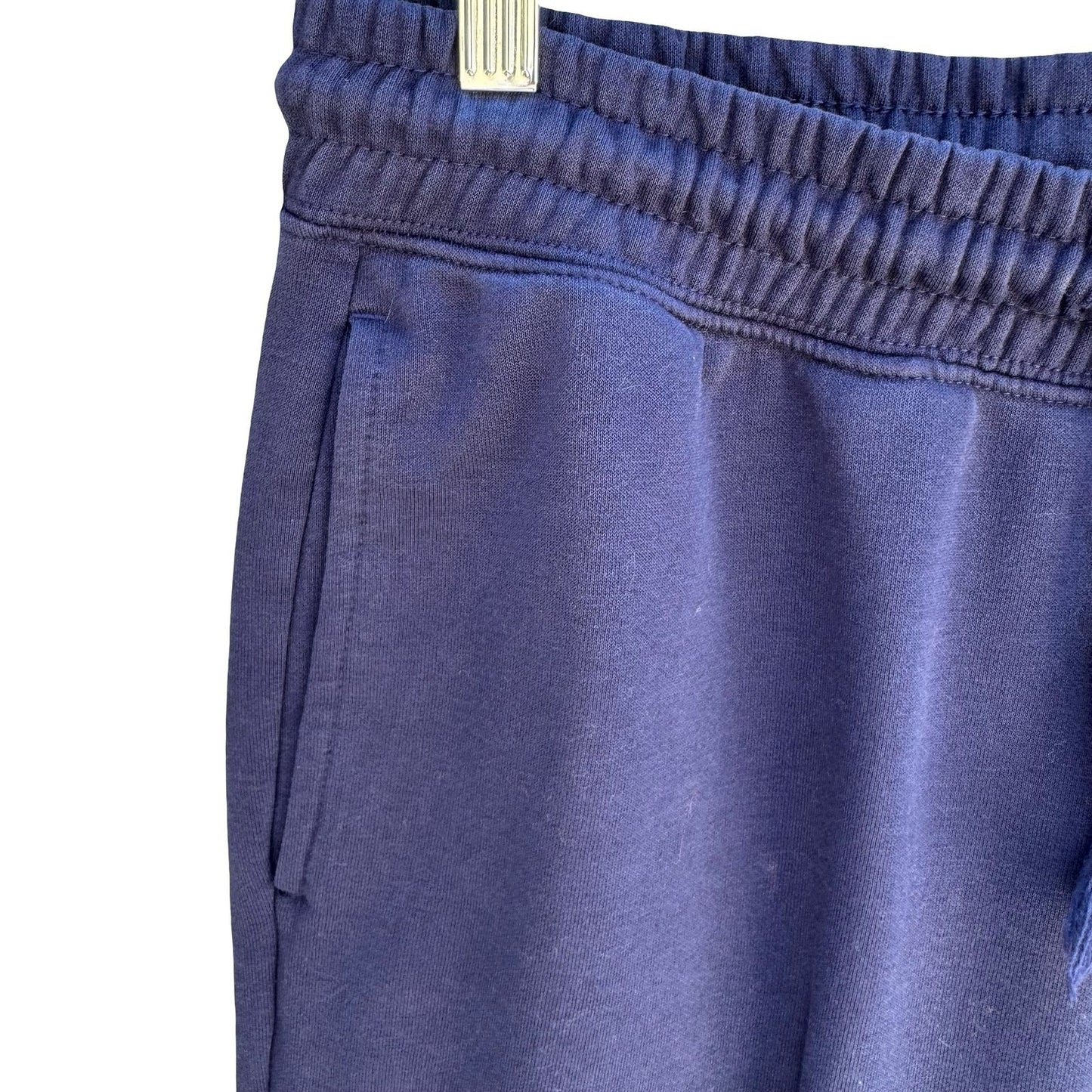 HM Relaxed Fit Joggers Loungewear Athleisure Fleece Sweatpants Sport Navy Mens S