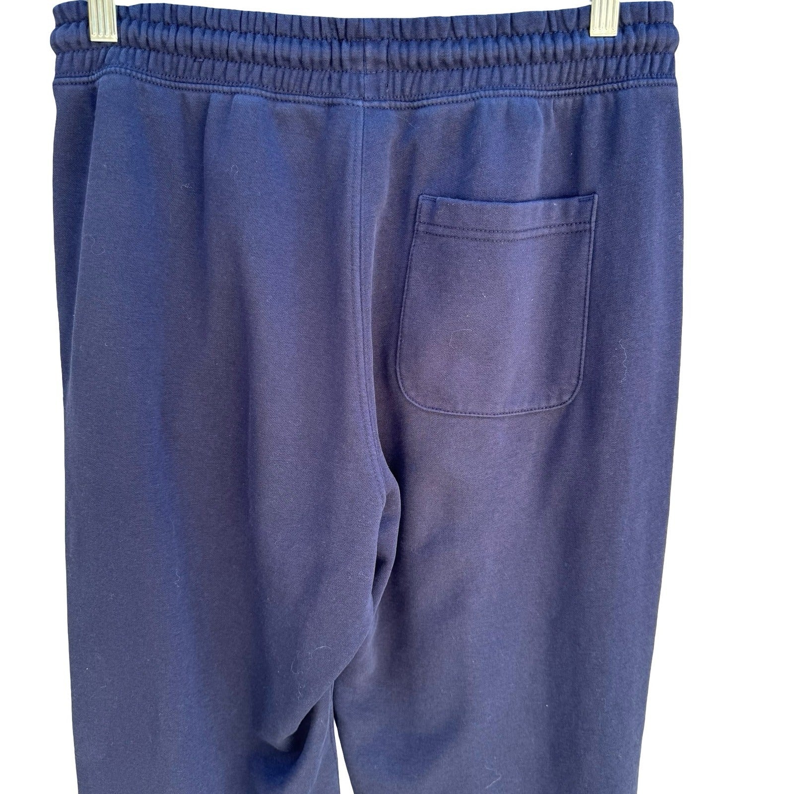 HM Relaxed Fit Joggers Loungewear Athleisure Fleece Sweatpants Sport Navy Mens S