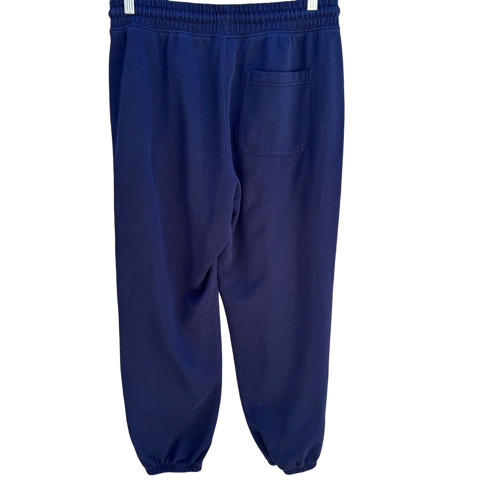 HM Relaxed Fit Joggers Loungewear Athleisure Fleece Sweatpants Sport Navy Mens S