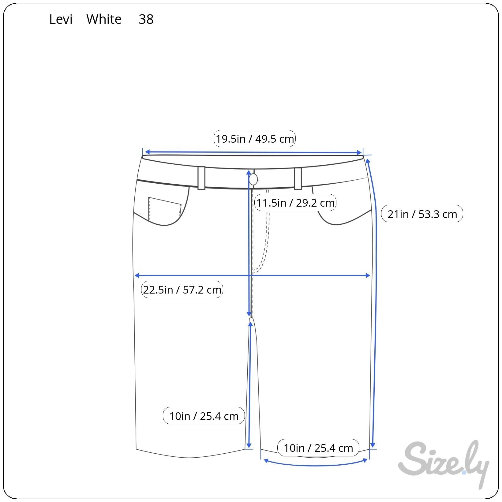 Levis Mens 511 White Stretch Denim Mid Rise Distressed Cut-Off Shorts W38 L