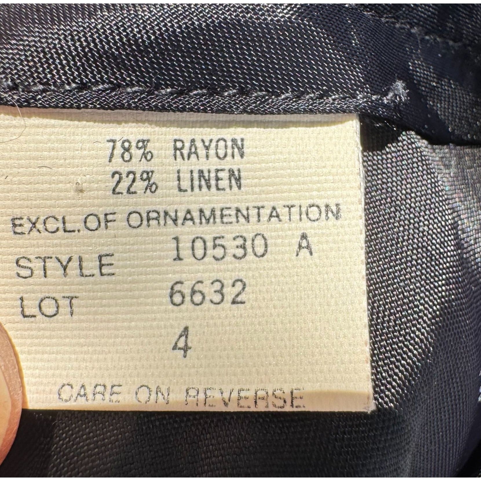 Tahari Vintage Womens Gray Pinstripe Linen Blend Lined Pleat Waist Pencil Skirt 4