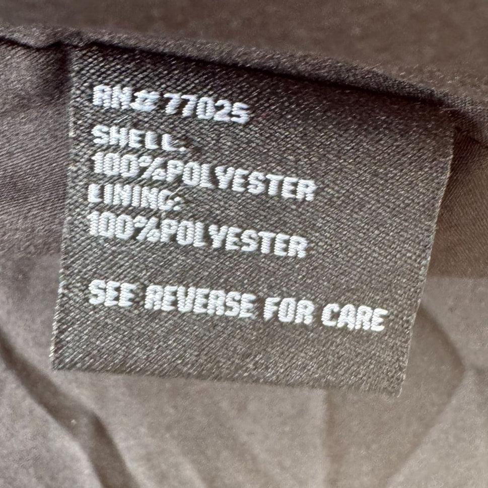 G By Giuliana Glam Black Faux Fur Drape Lined Super Soft Vest Soft Womens XS