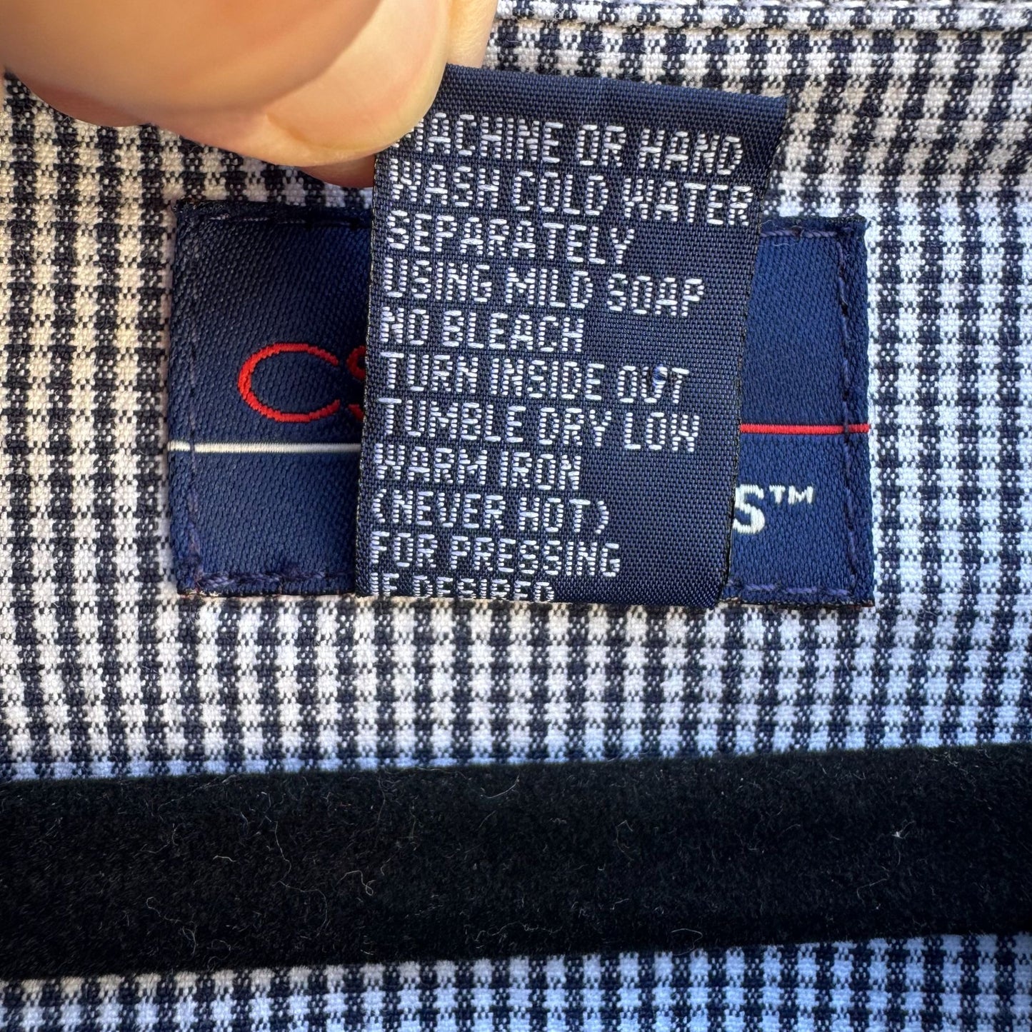 CST Blues Vintage Womens Gingham Button-Front Stretch Preppy Cropped Jacket 28