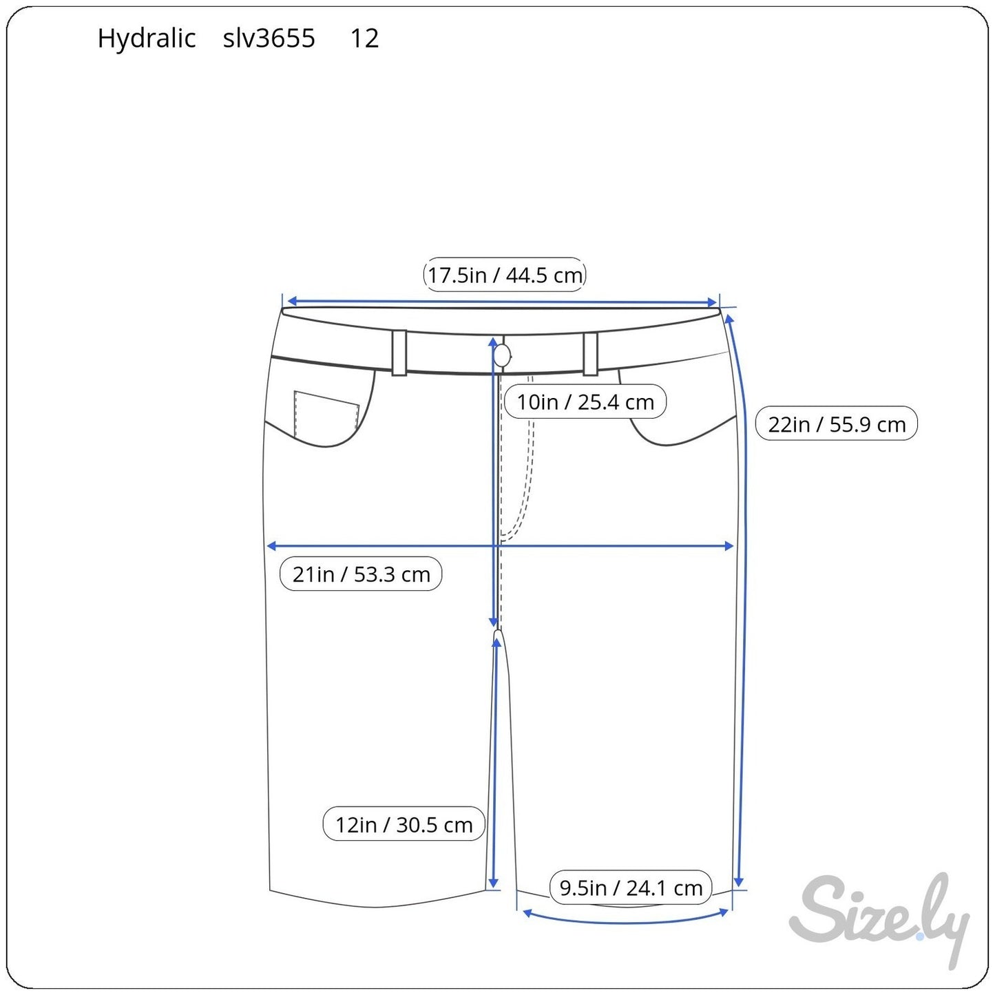 Hydraulic Nolita Curvy Bermuda Shorts Size 12 Sunflower Embroidered Pearl Denim