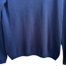 Switch Neiman Marcus Cashmere Quiet Luxury Old Money Minimalist Crewneck Sweater Navy M 3 image