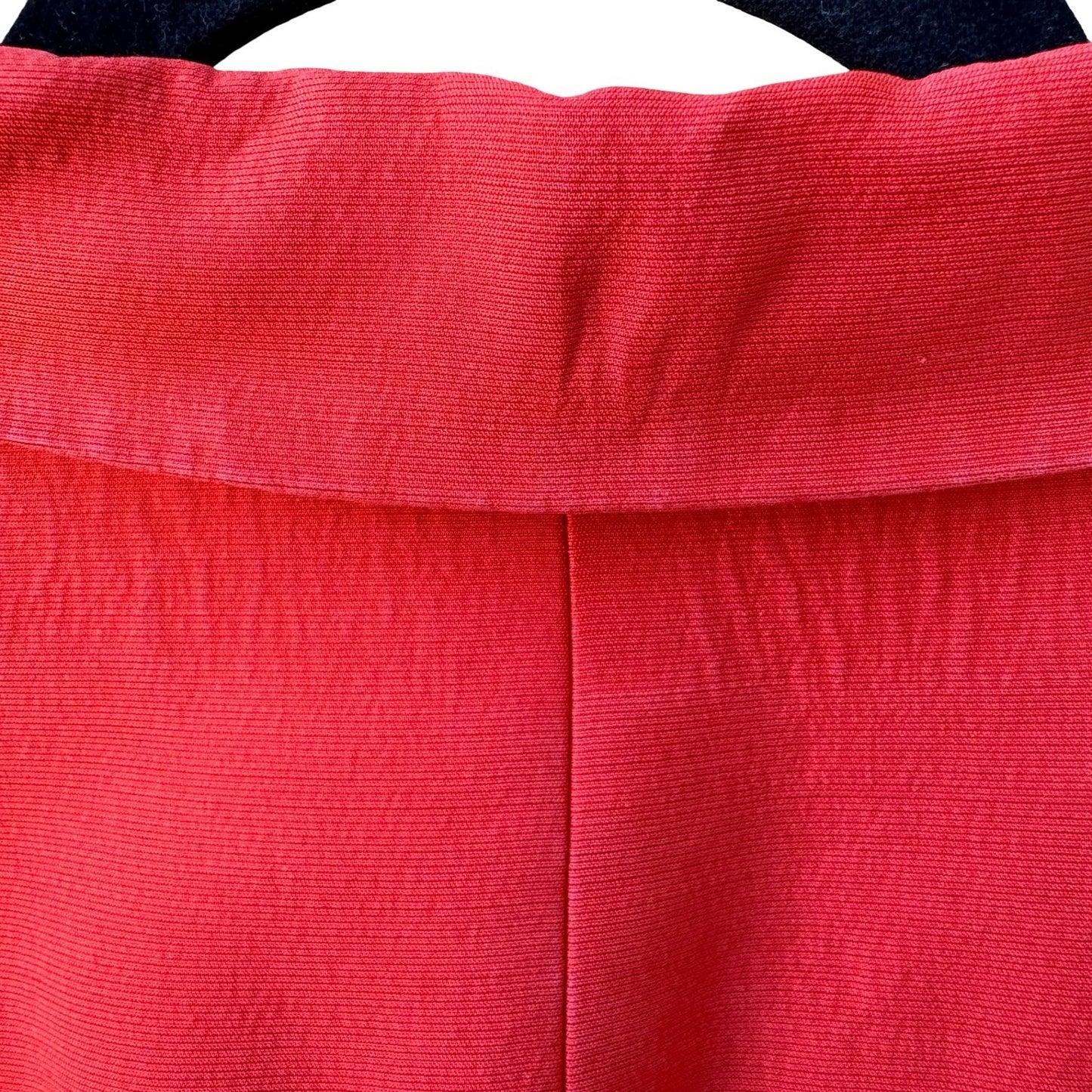 Linda Allard Ellen Tracy Tomato Red Luxury Silk Wool Skirt Power Suit 14/16