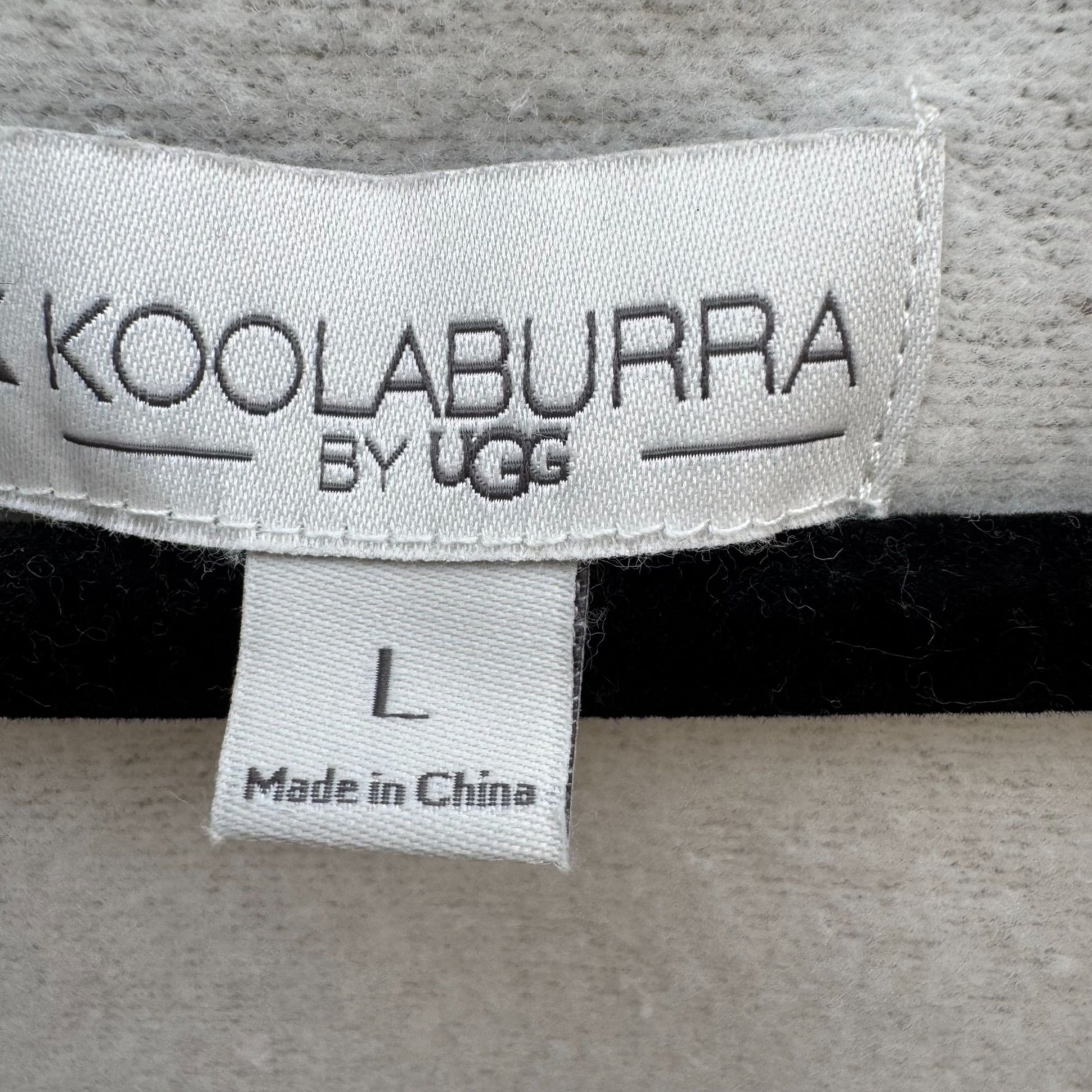 Koolaburra UGG Womens Open Front Fleece Sherpa Cardigan Jacket Minimalist Cream L