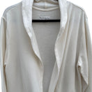 Switch Koolaburra UGG Womens Open Front Fleece Sherpa Cardigan Jacket Minimalist Cream L 3 image