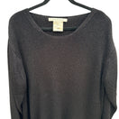 Switch Max Studio Knitwear Womens Black Heavy Knit Pullover Tunic Sweater Minimalist XL 3 image
