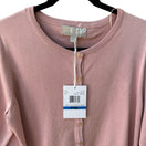Switch Carolyn Taylor Feminine Grannycore Layer 3/4 Sleeve Cardigan Pastel Pink PXL NEW 3 image