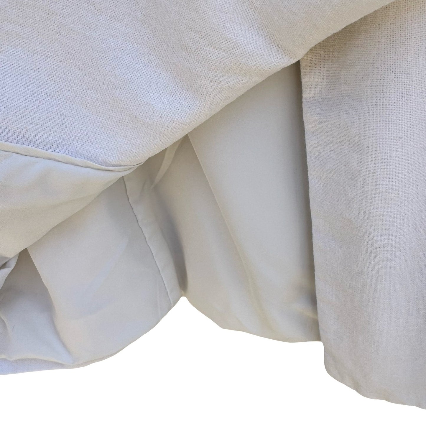 Abercrombie & Fitch White Linen Double Breasted Blazer Jacket Minimalist Coastal