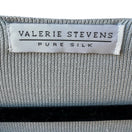 Switch Valerie Stevens Pure Silk Square Neck Pointelle Knit Sweater Pastel Blue XL NEW 2 image