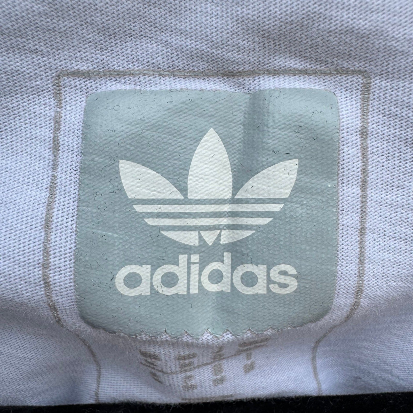 Adidas Originals Trefoil Box Graphic T-Shirt White Mens M Athleisure Streetwear