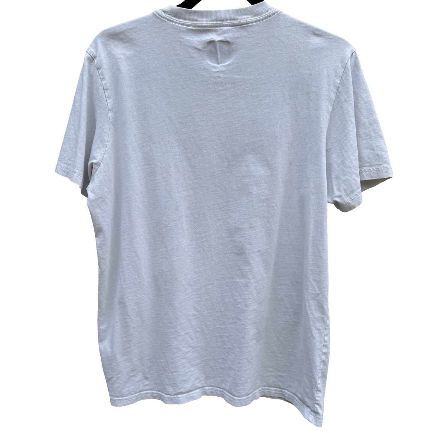 Adidas Originals Trefoil Box Graphic T-Shirt White Mens M Athleisure Streetwear