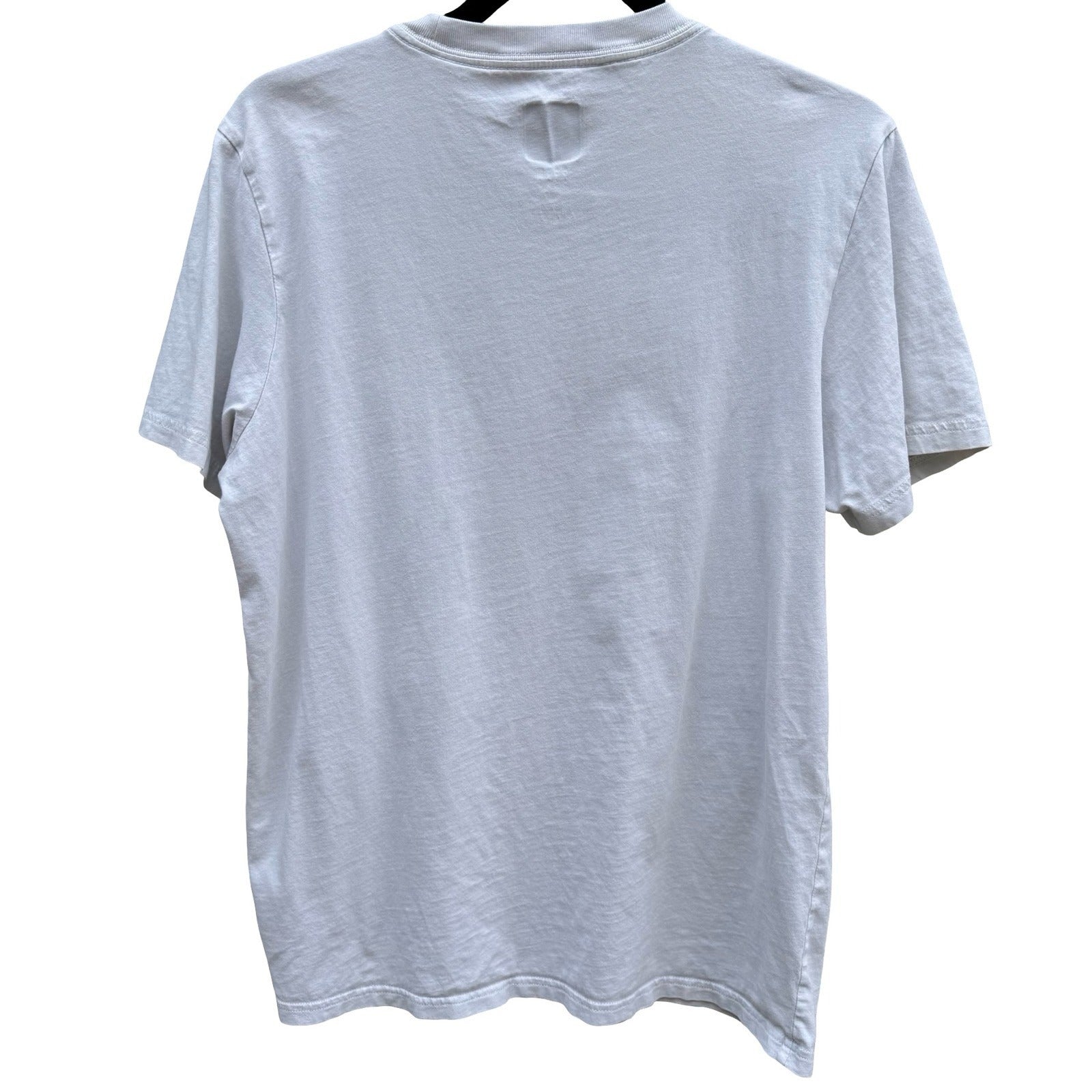 Adidas Originals Trefoil Box Graphic T-Shirt White Mens M Athleisure Streetwear
