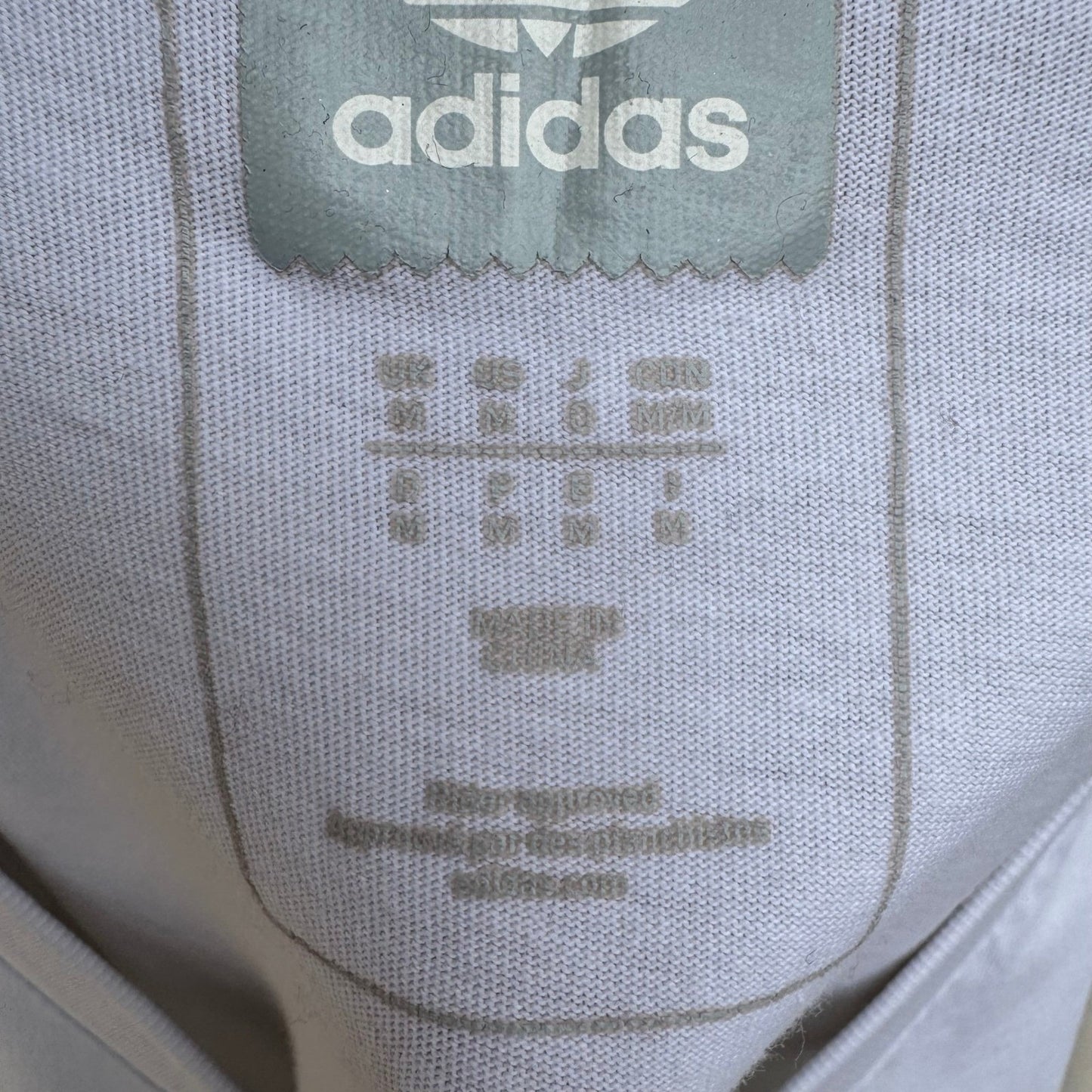 Adidas Originals Trefoil Box Graphic T-Shirt White Mens M Athleisure Streetwear