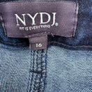 Switch NYDJ Sheri Slim Jeans Womens 16 Dark Wash Blue Lift Tuck High Rise Denim Pants 2 image