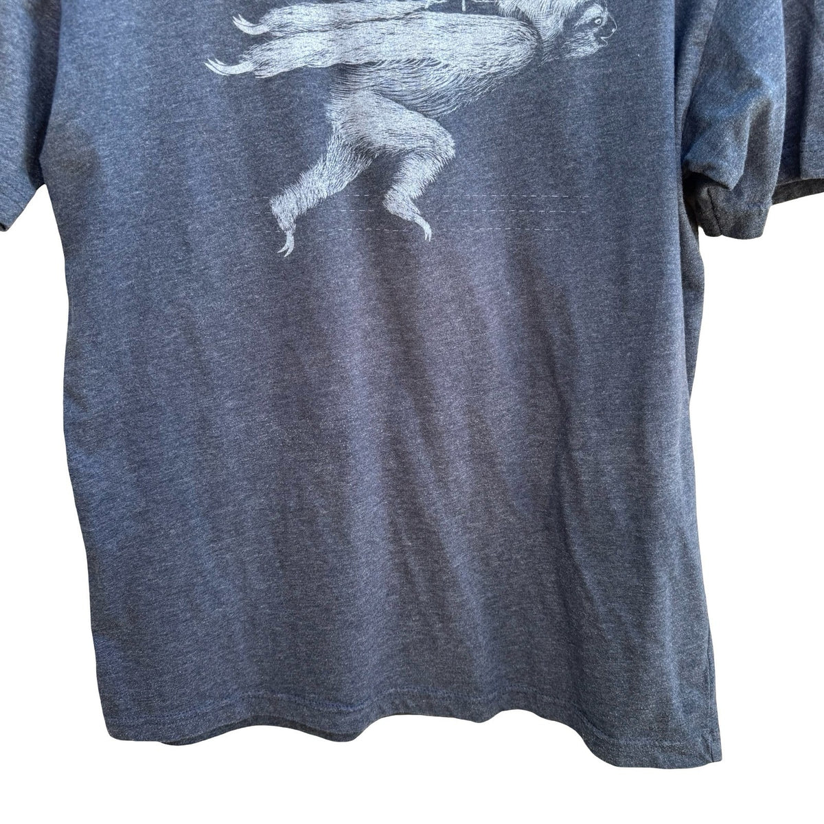 Story Spark Boooost Rocket Sloth Techwear Nerd Culture Indie Graphic Shirt L