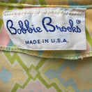 Switch Bobbie Brooks Vintage 70s Pastel Psychedelic Geometric Groovy Tie Neck Blouse 2 image