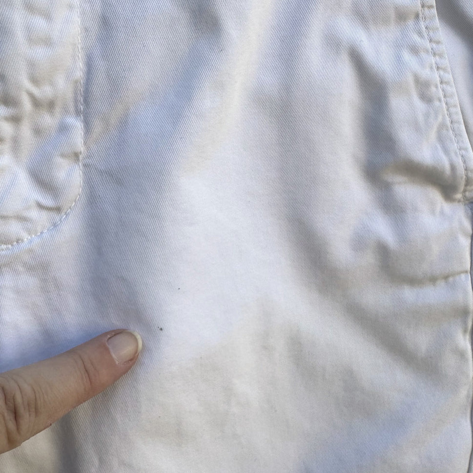 Brooks Brothers Mens White Bermuda Shorts W30 Preppy Cotton Mens Casual Summer