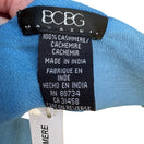 Switch BCBG Max Azria 100% Cashmere Luxury Minimalist Scarf Coastal Fringed Wrap NEW 2 image
