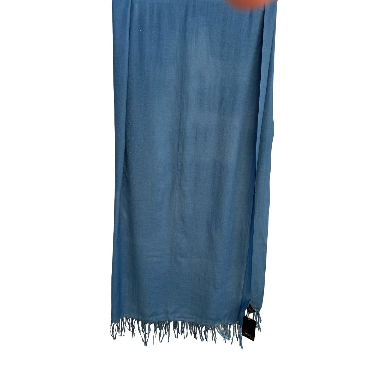 BCBG Max Azria 100% Cashmere Luxury Minimalist Scarf Coastal Fringed Wrap NEW