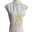 Switch Franky B Vintage Coquette Cottagecore Victorian Ruffle Neck Modest Midi Dress 3 image